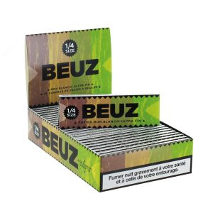 Feuilles taille 1.1/4 non blanchies "BEUZ" x25